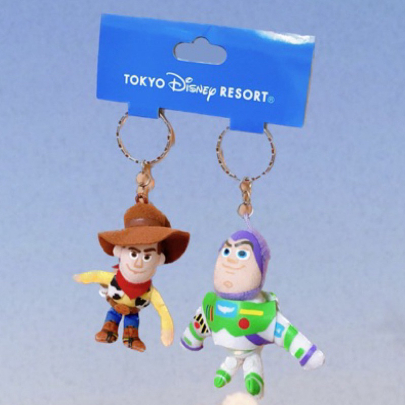 ✨全新 胡迪 巴斯光年 娃娃 吊飾 鑰匙圈 一組兩入 東京迪士尼 Disney正貨 現貨 全新 日本代購