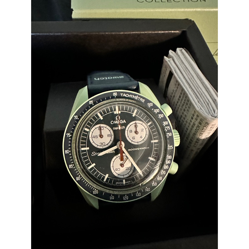 OMEGA SWATCH EARTH 聯名款 全網最便宜 正品 9.9成極新二手 Mission to the Moon