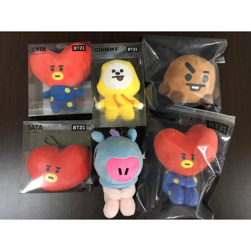 #售 BT21/BTS 正版官方 吊飾娃娃 站娃 坐娃 大頭 全身 吊飾公仔