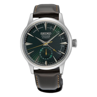 SEIKO PRESAGE 調酒師綠面動力儲存顯示皮帶機械錶 SSA459J1 4R57-00E0U 原廠公司貨保固2年