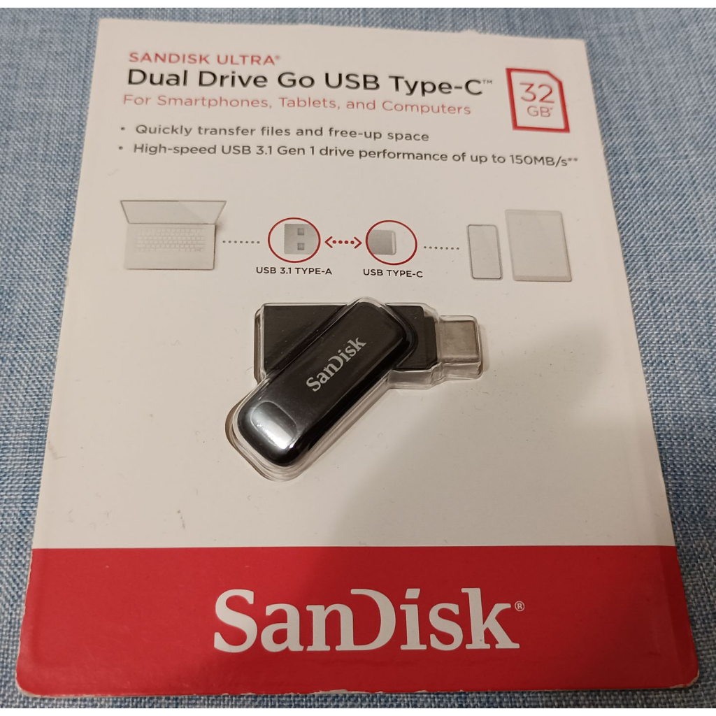 SanDisk Ultra Go USB Type-C 雙用隨身碟 32GB