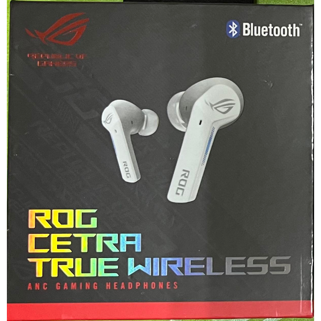 【現貨】華碩 ASUS ROG Cetra True Wireless 黑 白 無線藍芽電競耳機 降噪 無線充電 防水