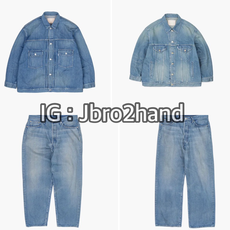 (Jbro2hand)熱門款 即將抵台 Graphpaper 丹寧褲 牛仔褲 單寧外套 牛仔外套 水洗 原色 日本代購