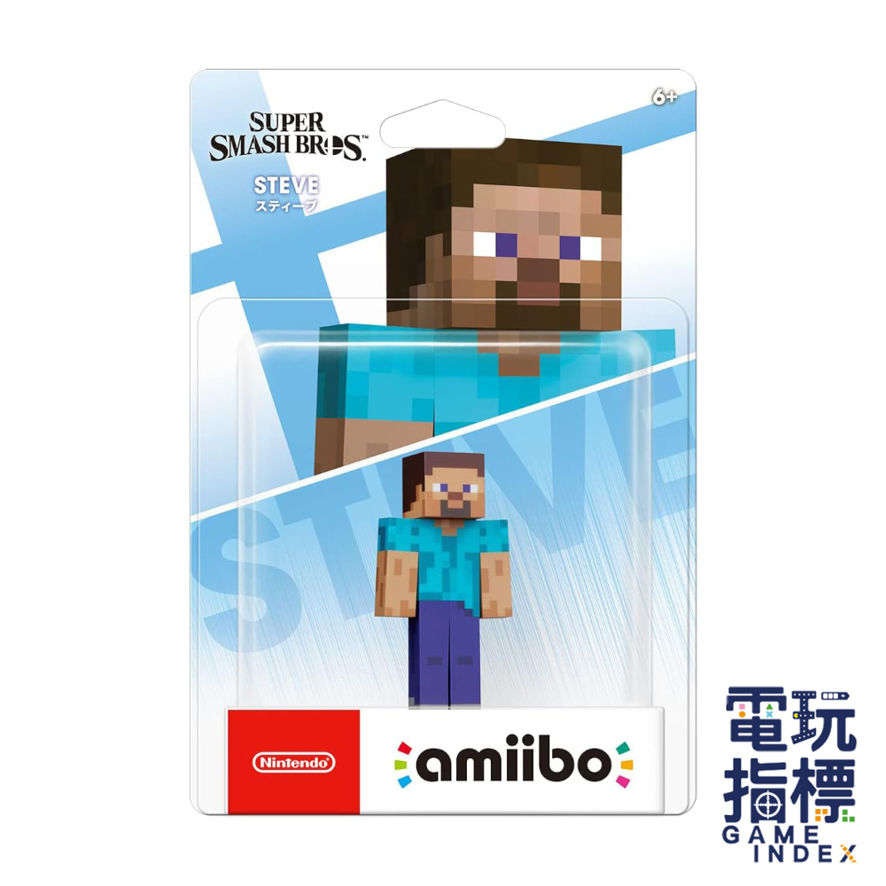 【電玩指標】 十倍蝦幣 NS Switch Amiibo 大亂鬥 史提夫 我的世界 麥塊 愛莉克斯 創世神 MC