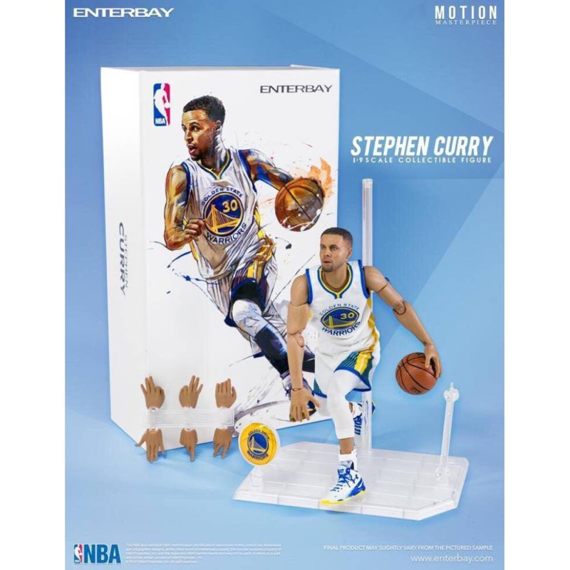 ENTERBAY 1/9 NBA公仔 勇士隊 Stephen Curry