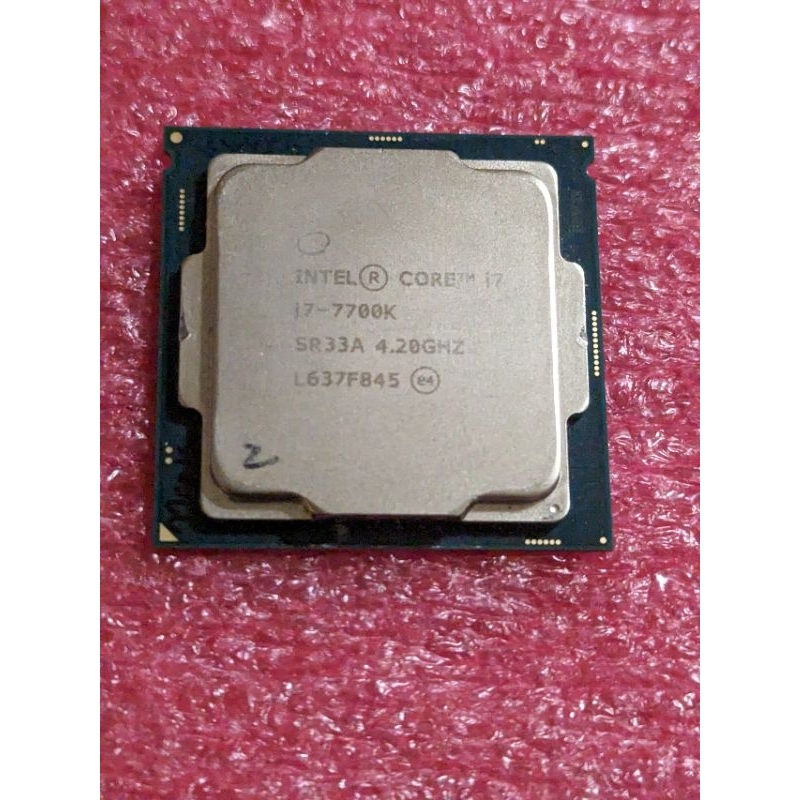 Intel i7 7700K i7 7700 4.5GHz 7代 CPU 1151 腳位