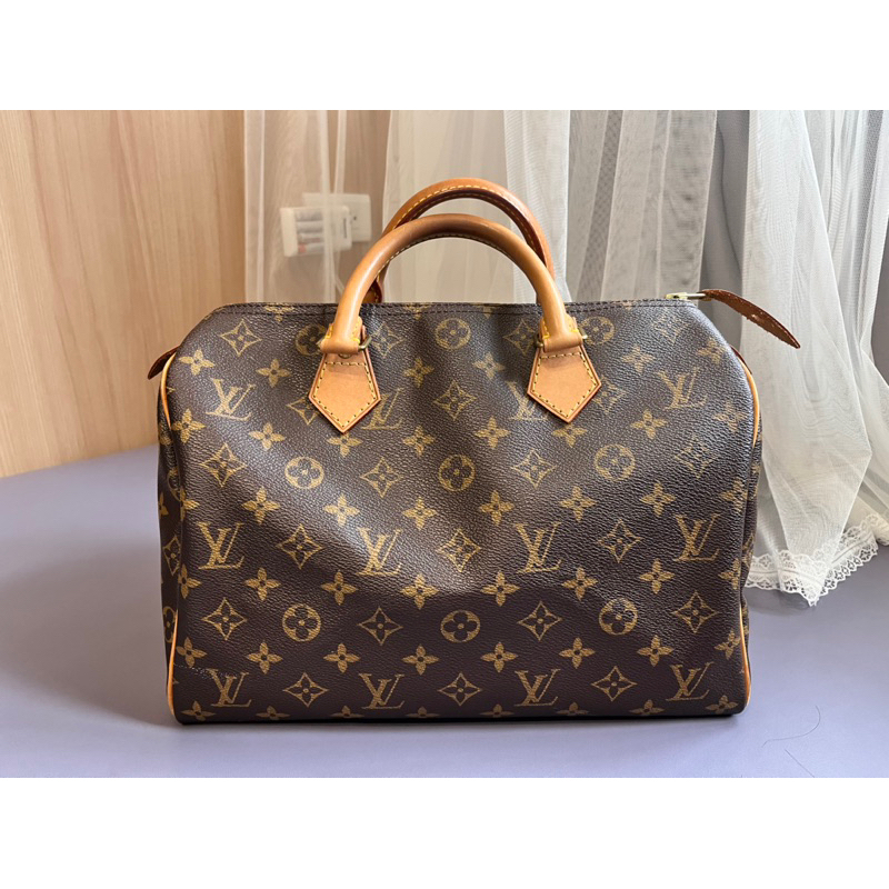 （保留中）降價不議價！二手真品～LV Louis Vuitton speedy 30波士頓包