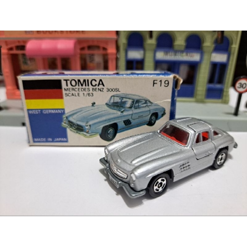 Tomica 日製 藍盒 外國車 F19 賓士 Mercedes Benz 300SL 絕版 經典名車 日本製