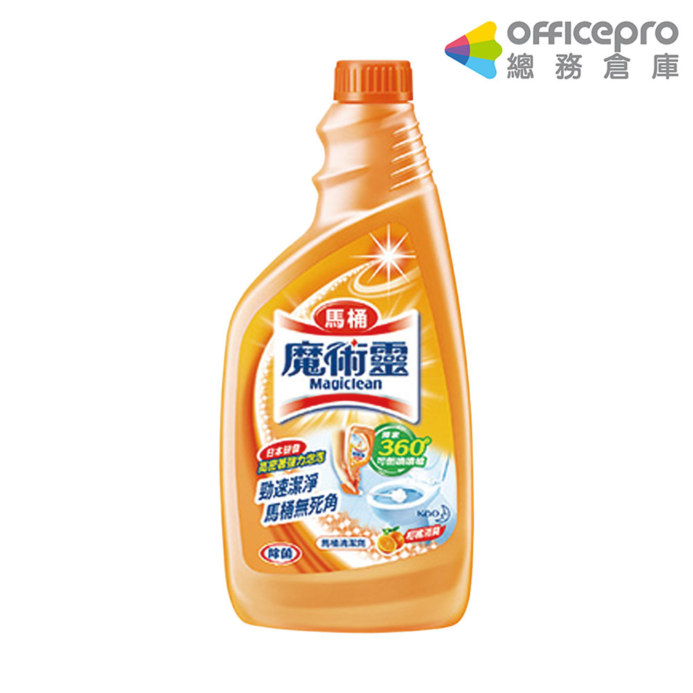 魔術靈高密泡馬桶清潔劑/更替瓶/500ml/瓶【超取限4瓶】｜Officepro總務倉庫