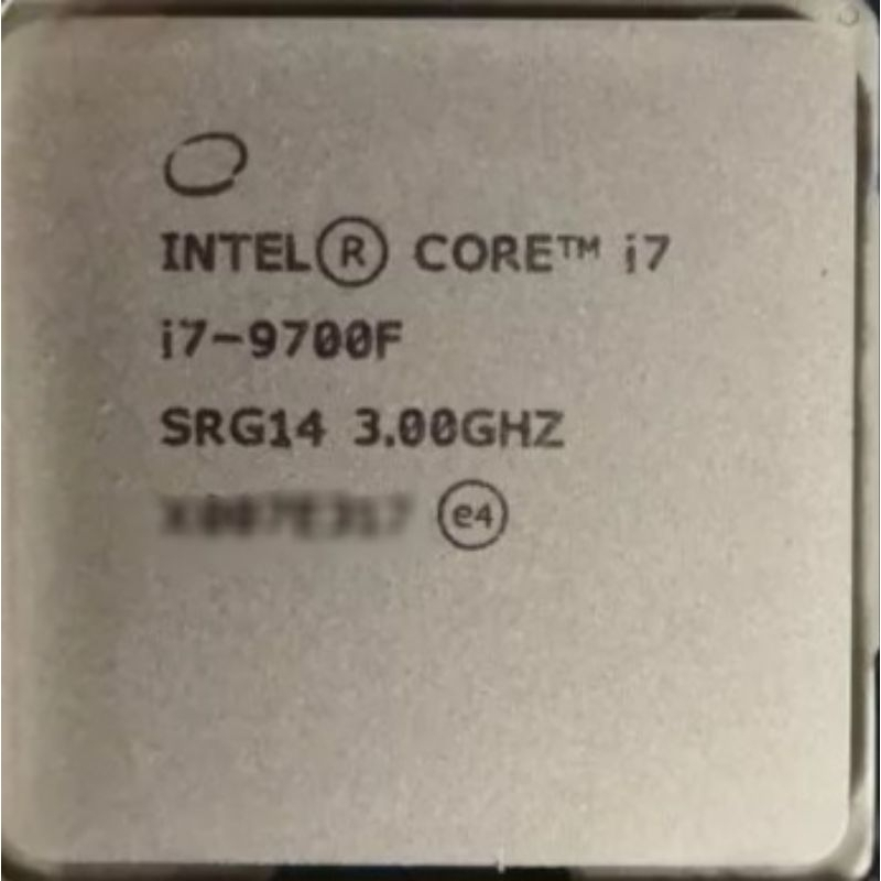 intel i7-9700F 無盒裝