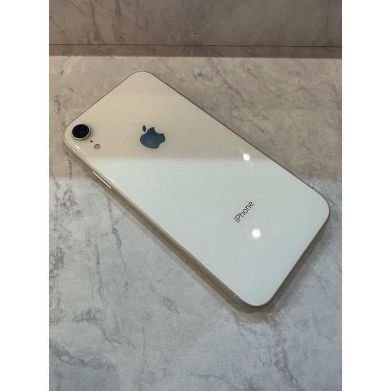 【現貨商品】iPhone XR 128G 白色 剛換全新電池 無傷 二手機 整新機 福利機 可分期