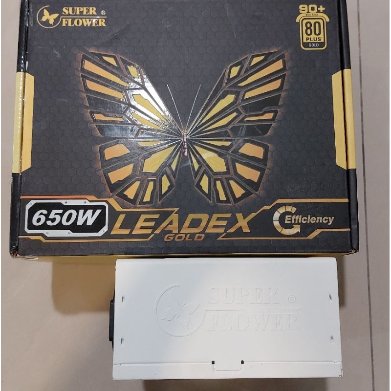 振華LEADEX 650W 金牌80+ 電源供應器 二手 含線材
