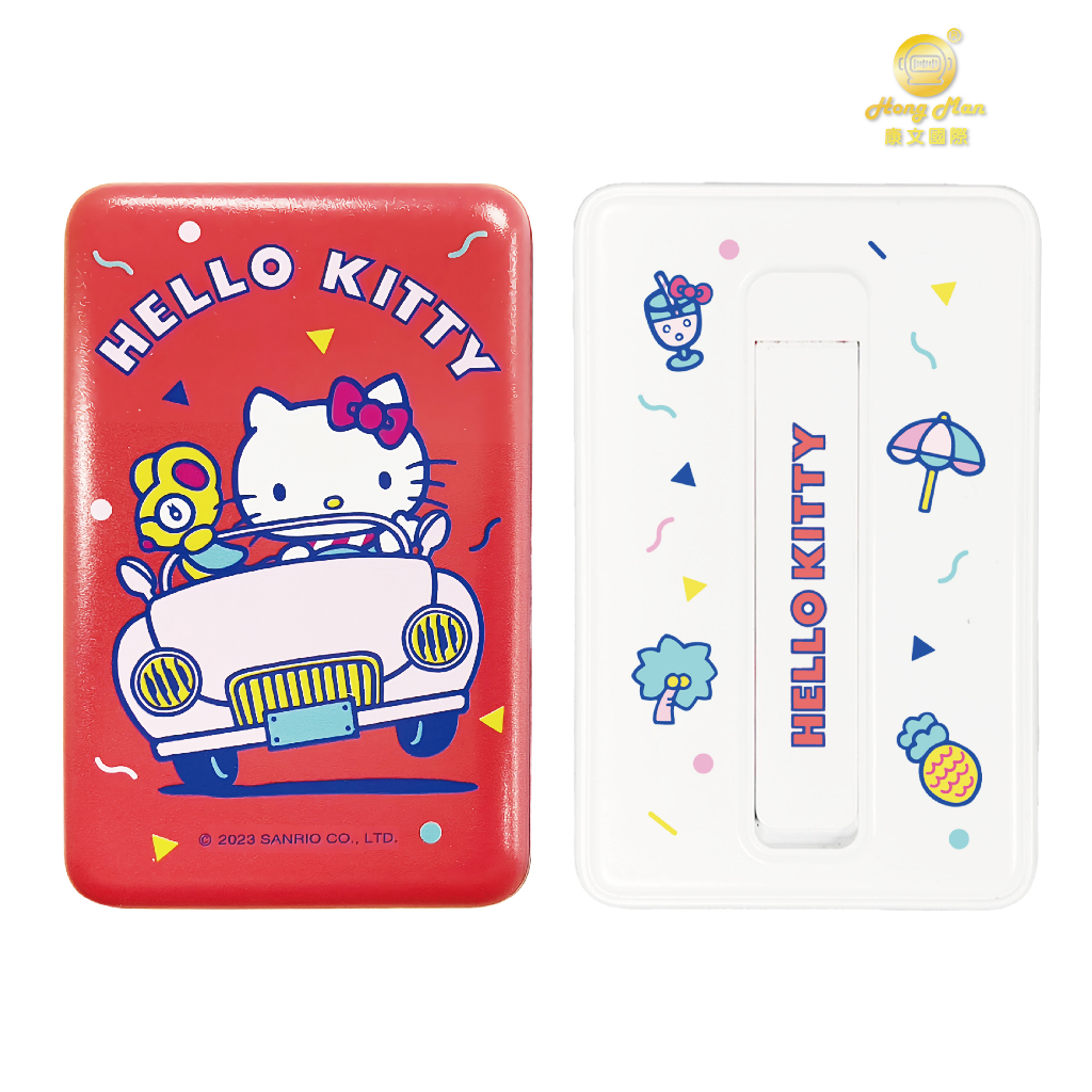 【Hong Man】三麗鷗 磁吸無線充行動電源  碎花Hello kitty