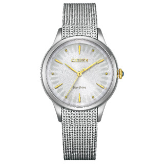 CITIZEN 星辰錶 L 女士系列 EM0814-83A 自信美光動能米蘭帶女仕時尚腕錶 32.5mm