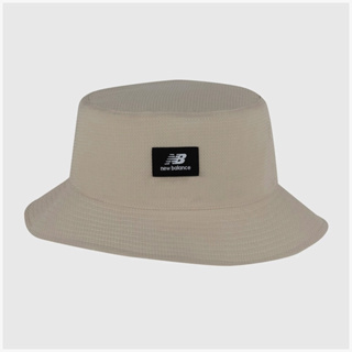 NEW BALANCE 休閒帽 抗UV 雙面漁夫帽 中性 男女款 淺棕色 白 LAH31006LSF-FNS