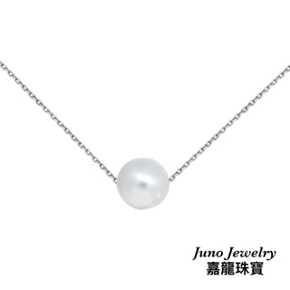 天然珍珠項鍊 7~7.5mm海水珠 白珠 日本10K