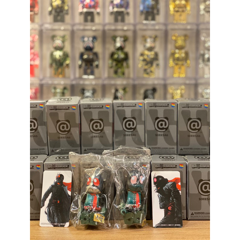 確認款 BE@RBRICK bearbrick 庫柏力克熊 46代 100% 假面騎士 粉眼 紅眼 隱藏版 隱藏