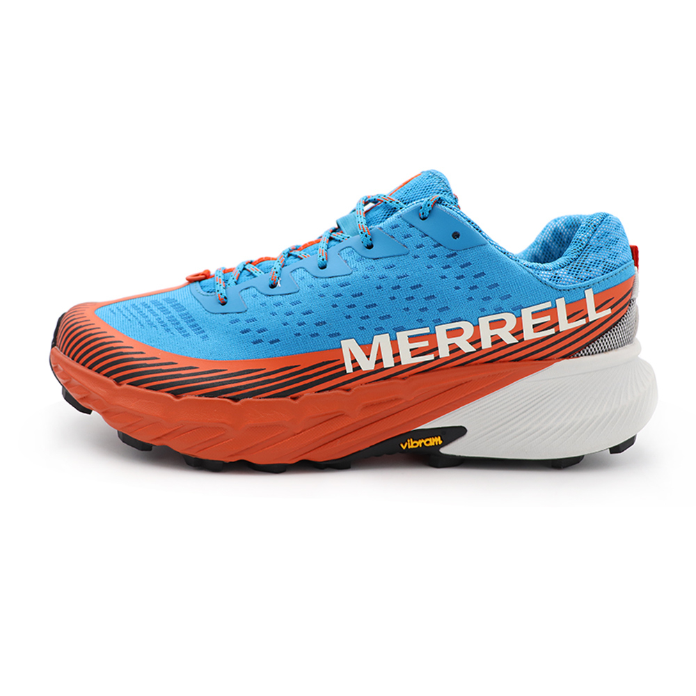 Merrell Agility 藍橘 登山 越野 黃金大底 慢跑鞋 男款 B3904【新竹皇家ML067755】