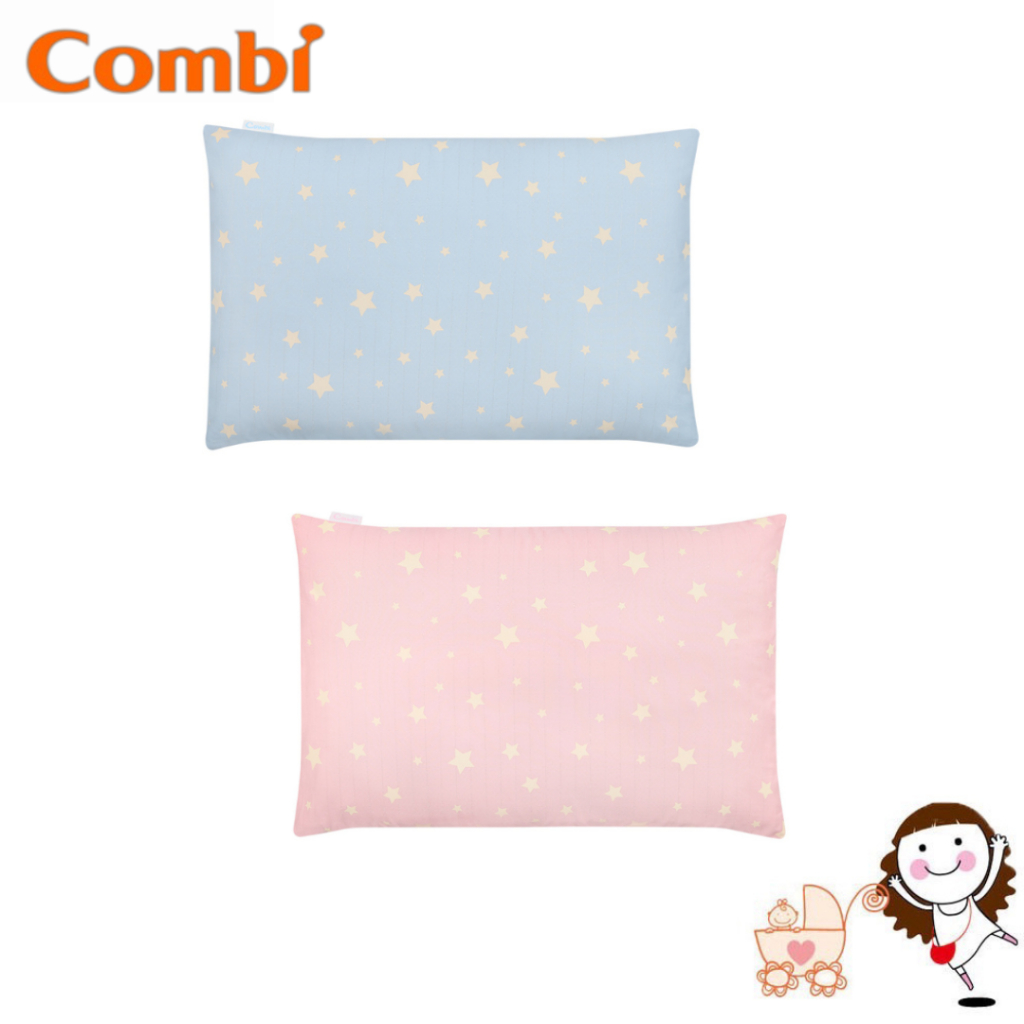 【Combi】 Ag+pro銀離子抗菌水洗棉枕 -幼童枕(兩款可選) | 寶貝俏媽咪