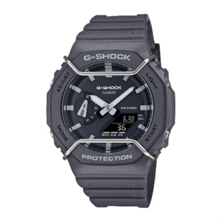 CASIO 卡西歐 G-SHOCK 啞光金屬雙顯手錶 GA-2100PTS-8A