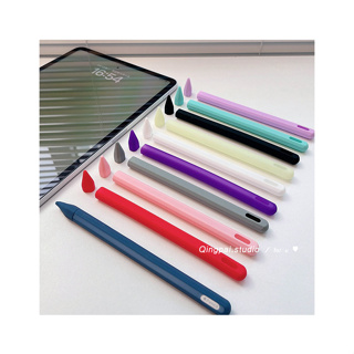 蘋果電容筆保護筆套 適用於蘋果apple pencil2代保護套 ipad矽膠apple