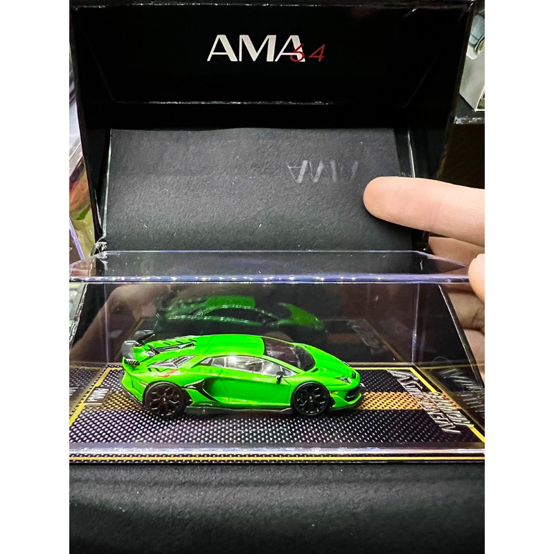 《64Model》AMA64 Lamborghini Aventador SVJ LP770-4 綠 頂級樹脂