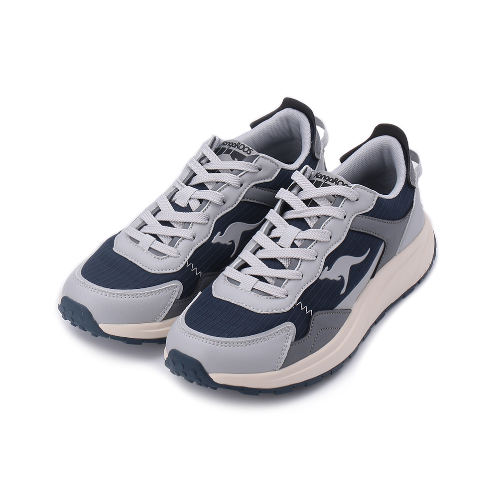 KANGAROOS ZEPHYR 2 復古慢跑鞋 灰藍 KM32068 男鞋