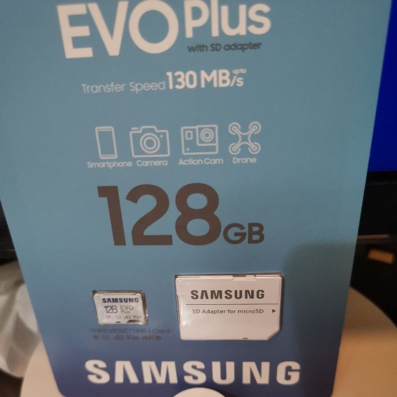 三星 samsung128g 全新2張450【官方原裝正品】三星micro sd 128g EVO Plus