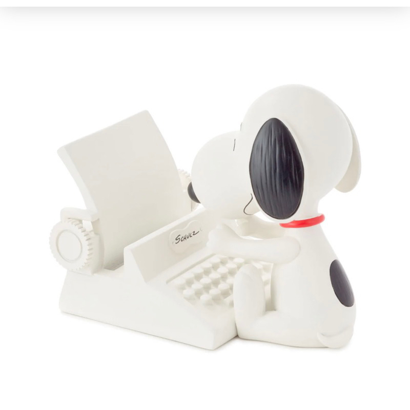 【全新未使用】美國正版 史努比 打字機 陶瓷 手機座 手機架 Hallmark 代購 美國