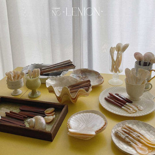 select｜🐚天然海貝殼手工甜點盤首飾託盤 Shell Tableware