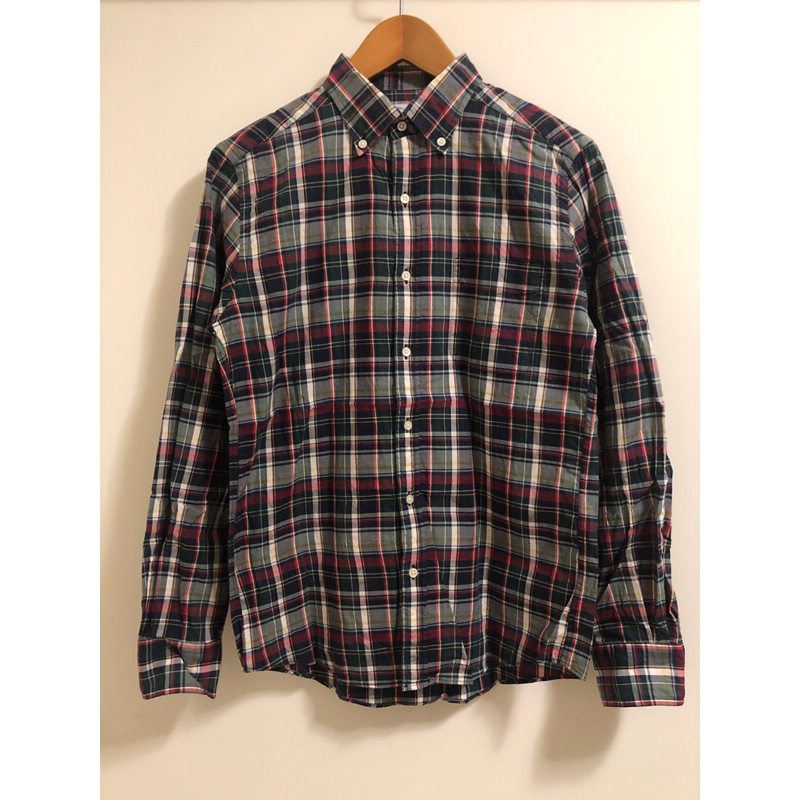 UNITED ARROWS GREEN LABEL RELAXING 長袖蘇格蘭格紋襯衫 日系選物品牌