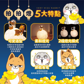 🔥現貨不用等🔥7-11限定限量好想兔鈣五吉牛乳片拍拍燈精品禮盒 好想兔搗年糕及小賤狗吳剛筏木牛乳片款式隨機出貨、好想兔