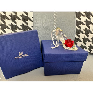 ［全新] 迪士尼 施華洛世奇水晶 SWAROVSKI x Disney 水晶 美女與野獸 玫瑰玻璃鞋