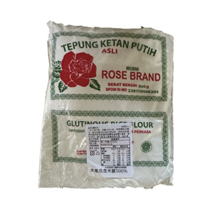 印尼玫瑰牌 糯米粉500g-ROSE TEMPUNG KETAN PUTIH