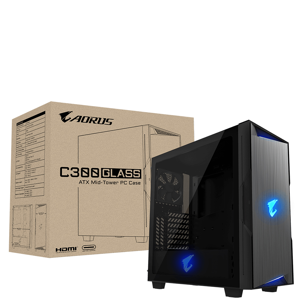 【酷3C】Gigabyte 技嘉 AORUS C300 GLASS 玻透 C300G 電腦機殼 電腦機箱 機殼