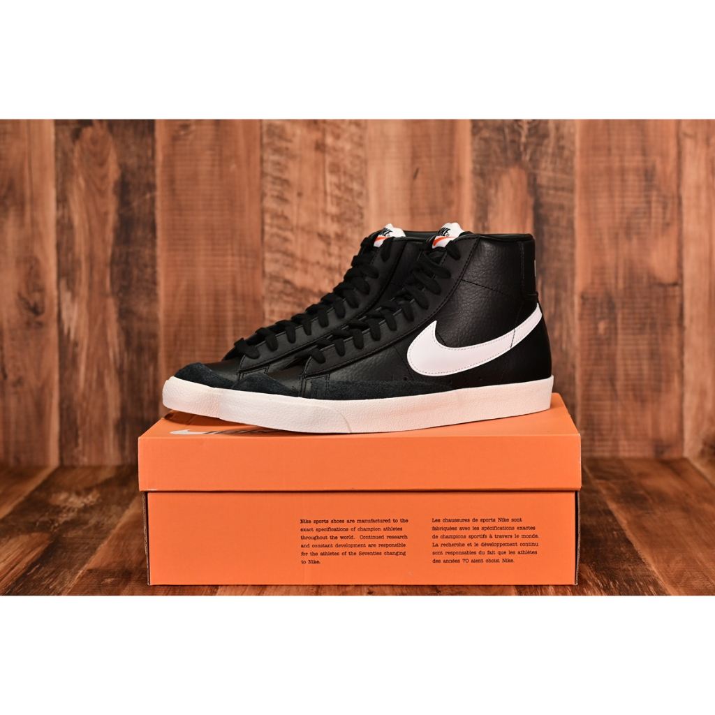 Nike 休閒鞋 Blazer MID 77 VNTG 黑白男鞋運動鞋 BQ6806-002