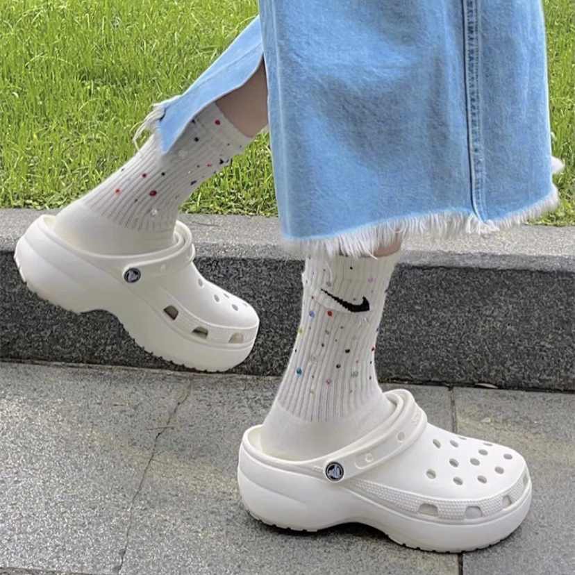（橘子醬醬在韓國）韓國代購crocs classic clogs 雲朵鞋 洞洞鞋 穆勒鞋 增高 厚底 防水懶人鞋