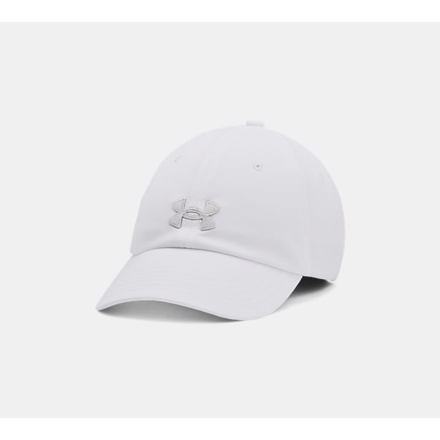 免運🍀Under Armour 女款 Blitzing 可調式 棒球帽 白色帽子1369795-571