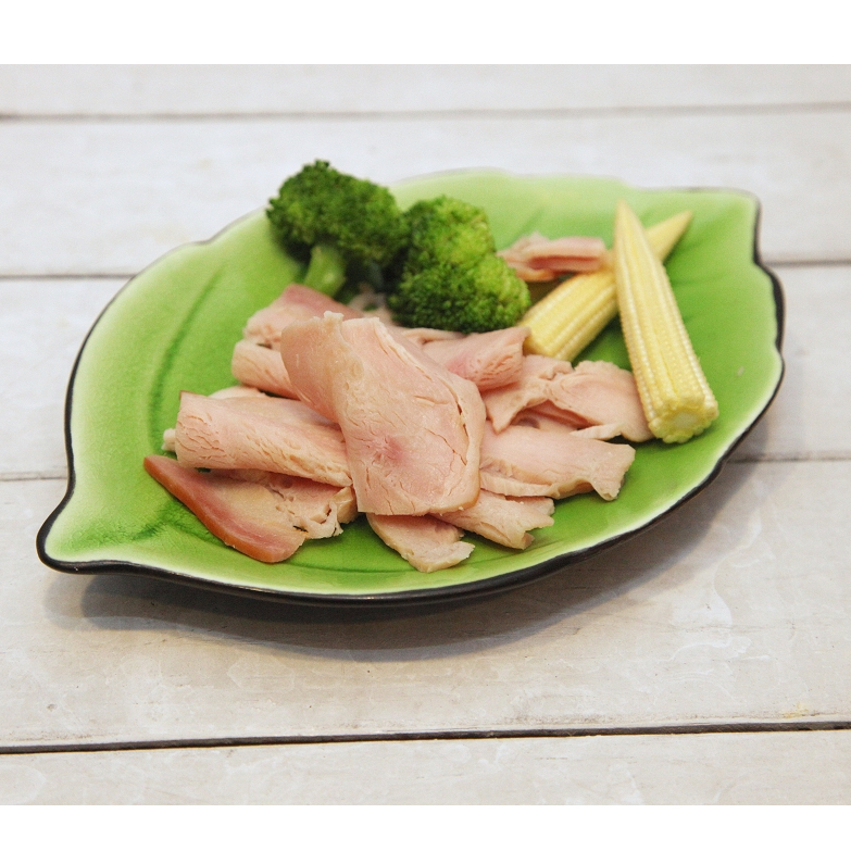 【龍達德式香腸】煙燻雞胸肉片 500g夾鏈袋裝 早餐食材 懶人料理 沙拉 雞胸肉