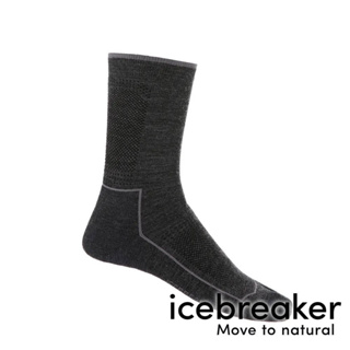 【icebreaker】Cool-Lite 女半筒薄毛圈健行襪『深灰黑』104662 戶外 登山 露營 旅行 健行 休閒