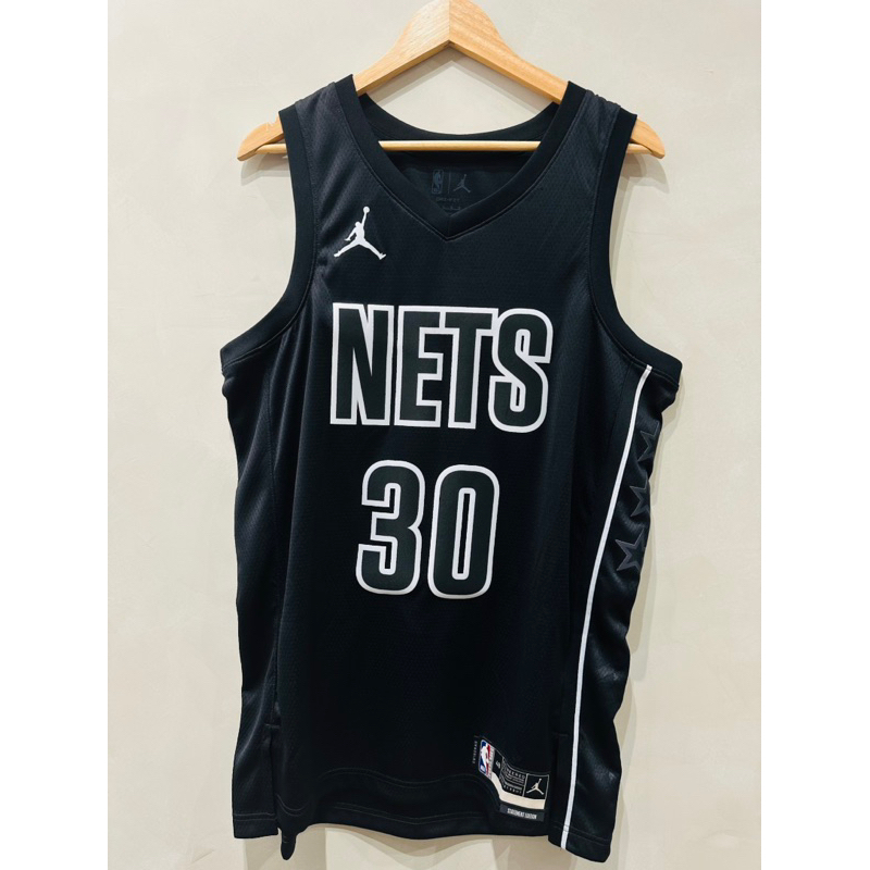 #30 Seth Curry 籃網 Nets 飛人 黑 Jordan Nike 球衣 柯瑞