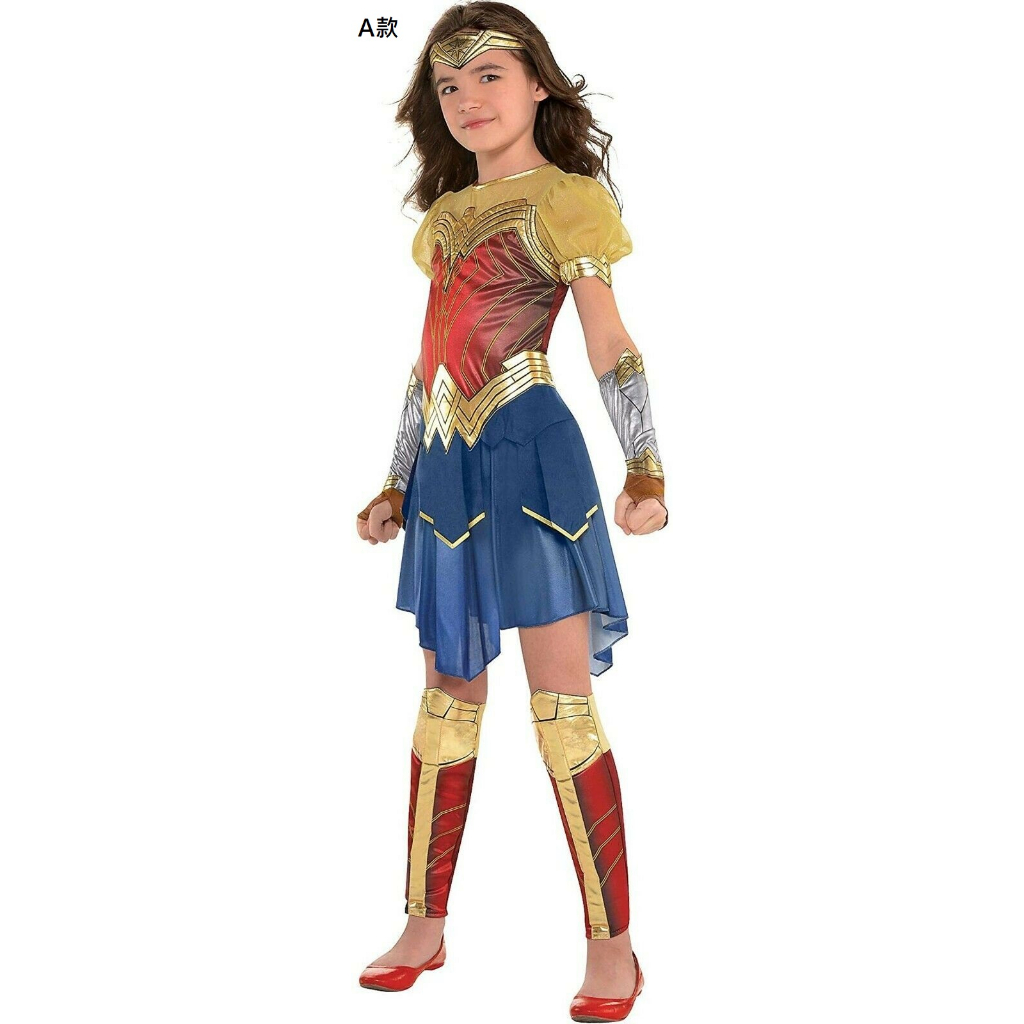 HappyHour:  現貨*萬聖節美國正品 神力女超人 1984 Wonder Woman 兒童 造型服 變裝派對服裝