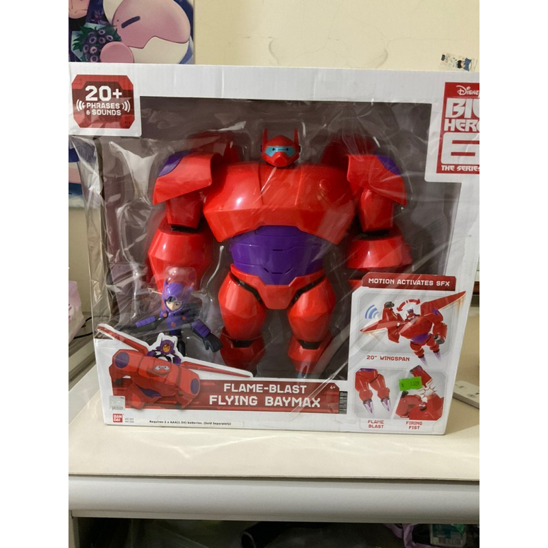 全新盒損-BH6大英雄天團 火焰飛行杯麵 盔甲杯麵 5吋白色杯麵 5吋費吉拉