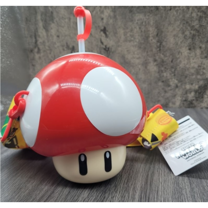 大阪環球影城-超級瑪莉歐 馬利歐 Super Mario 蘑菇 水壺/飲料壺 全新現貨 日本帶回