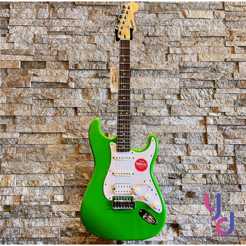 分期免運 贈千元配件/終身保固 Fender Squier Sonic Strat 限量 史萊姆綠 電吉他 楓木指板