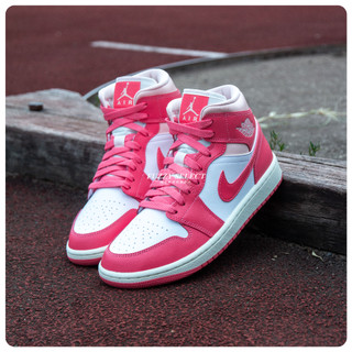 【逢甲 FUZZY】W Air Jordan 1 Mid Strawberries 草莓奶油 粉 BQ6472-186