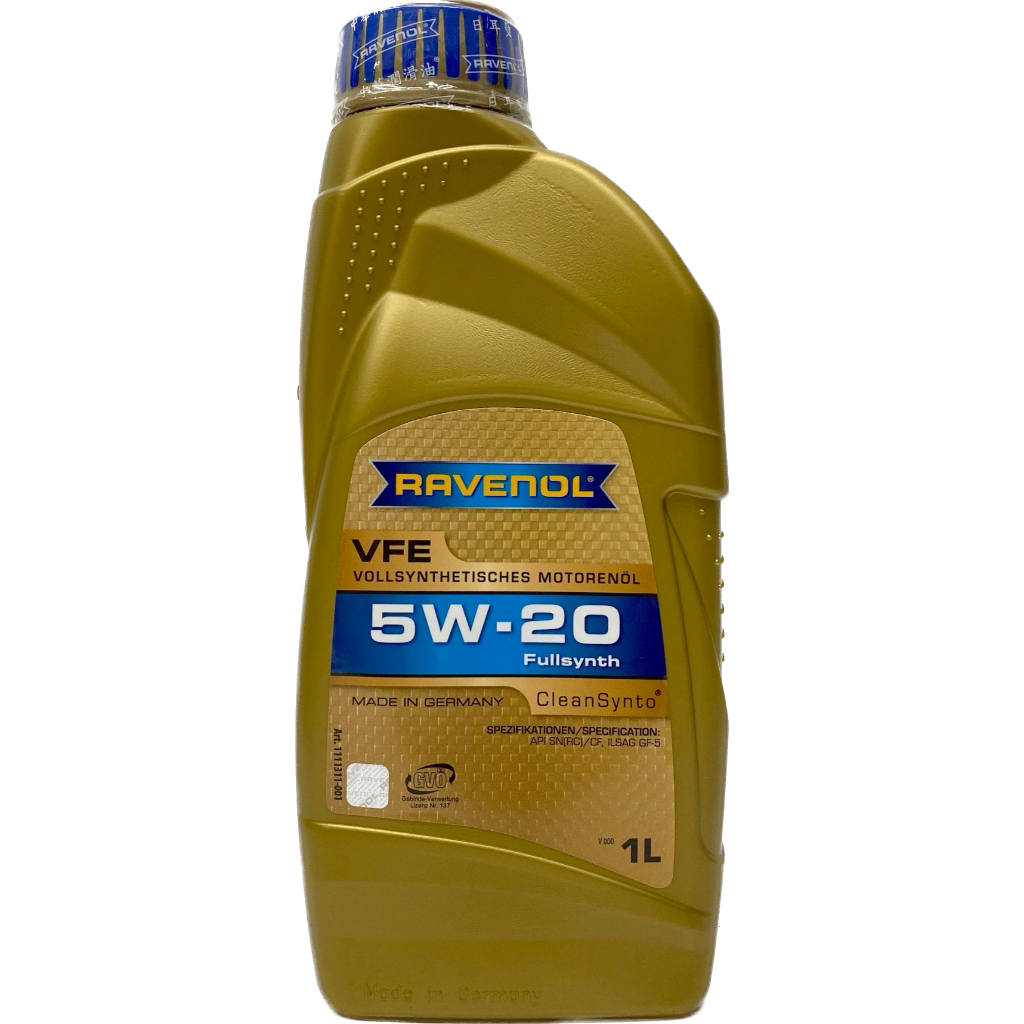 正港油田 (請私訊報價) 漢諾威 Ravenol 公司貨 日耳曼機油 VFE 5W20 5W-20 機油