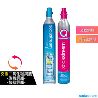 Sodastream 氣泡水機專用 二氧化碳盒裝鋼瓶425g 旋轉鋼瓶 / 快扣鋼瓶 舊換新 補充鋼瓶換購站 恆隆行特約