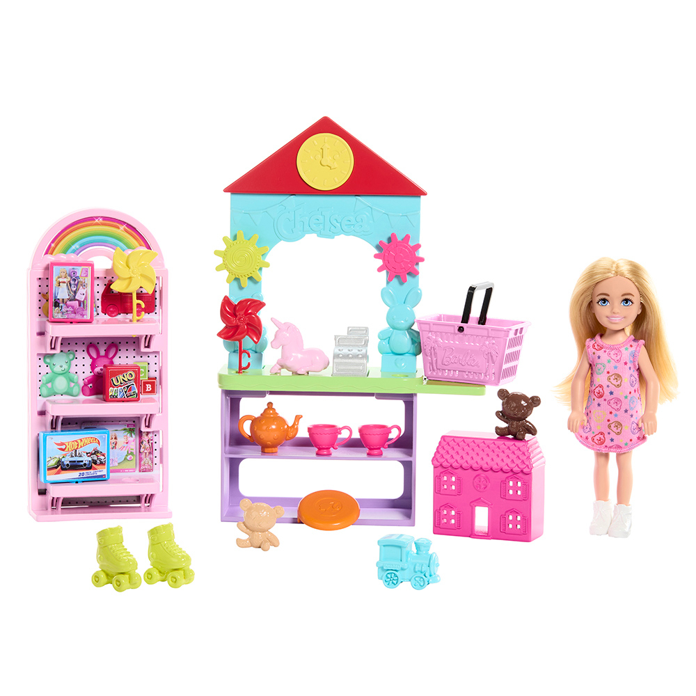 Mattel 芭比小凱莉玩具店組合 Barbie 正版 美泰兒