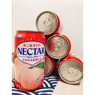 不二家 Nectar 果汁 水蜜桃 白桃ㄉ30% 易開罐 多件優惠